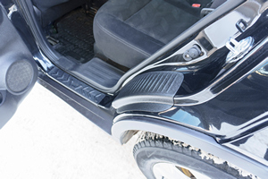 Накладки на внутренние части задних арок со скотчем 3М Nissan X-trail 2015-2016